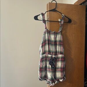 Plaid Kids Overalls